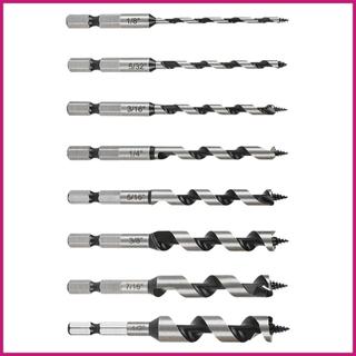 Mũi khoan xoắn Dụng cụ mở chế biến gỗ Thép tốc độ cao Mũi khoan chuôi lục giác Thiết bị điện chắc chắn Phụ kiện shopidaevn