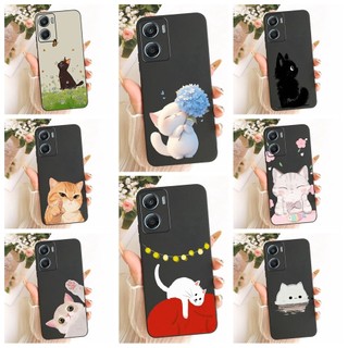 Ốp Lưng Mới Cho Motorola Moto G06 2025 Bao XT2535-1 XT2535-2 Mèo Hoạt Hình Mềm Màu Đen Vỏ Silicon Cho Moto G06 Điện Cản