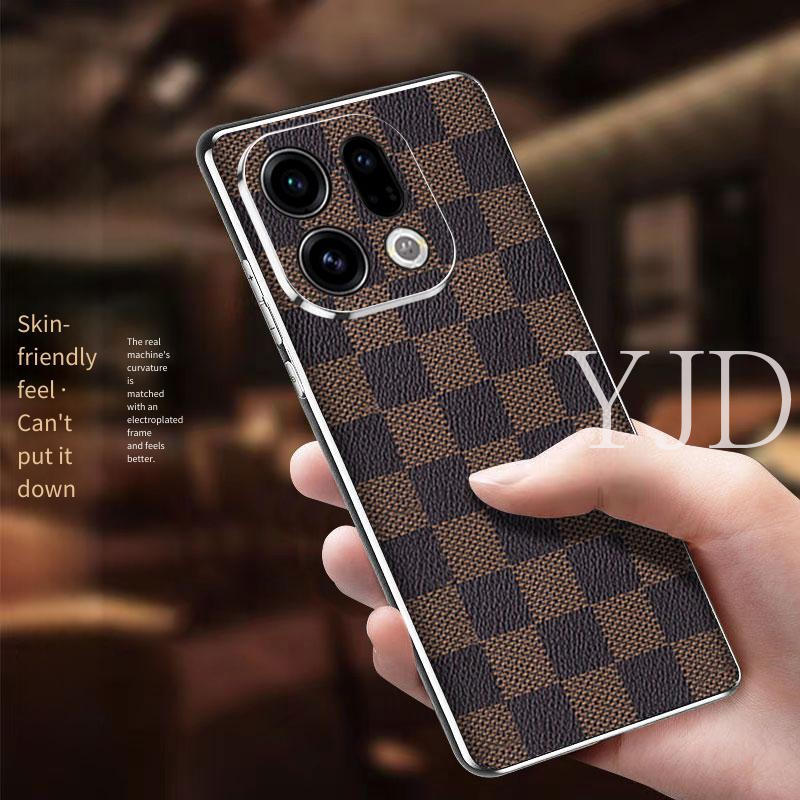 Ốp YJD Cho OPPO Find X9 Pro Da Cao Cấp TPU Khung Siêu Mỏng Chống Rơi Điện Thoại