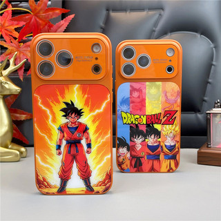 Largewindow cam Dragon Ball Goku anime hoạt hình từ tính Vỏ điện thoại cho iPhone 17 16 15 14 Pro Max