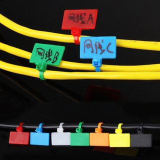 100 dây rút nhãn - Dây Rút Thẻ Tag Nhiều Màu (100 sợi/bịch)-Dây Rút Ghi Chú, Đánh Đấu Dây Điện-SUNND