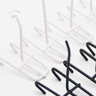 RO > 10 Chiếc Lưới Kim Loại Bảng Móc Treo Siêu Thị Có Thể Tái Sử Dụng Móc Treo Đa Năng Bán Lẻ Cửa Hàng Lưới Bảng Móc Áo Túi Móc Treo Móc Treo Tường Mới