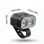 Đèn pha LED xe đạp FUHUIOT, còi đèn pha xe đạp 2 trong 1 nguồn sáng kép, còi lớn siêu sáng 120dB đa chức năng Chuông chống nước Đèn còi xe đạp leo núi