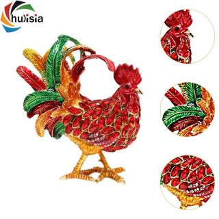 Hình Gà Hộp Trang Sức Kim Loại Kho Báu Hộp Ngực Để Trang Trí Nhà Đầu Giường