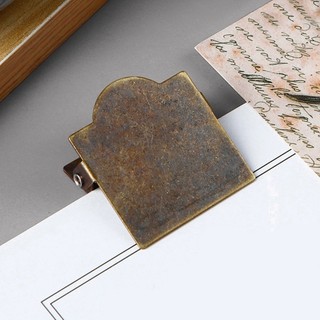Ấm cúng 2 Chiếc Cổ Giấy Ghi Chú Kẹp Kim Loại Đánh Dấu Trang Sách Kẹp Thêu Sò Kẹp Cho Tiểu Thuyết Sách Tạp Chí Người Lập Kế Hoạch Noteb