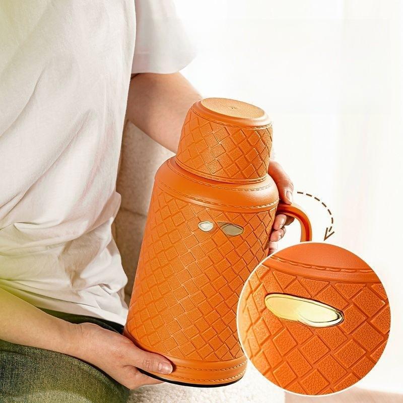 AKubi Ấm Phích Nước Giữ Nhiệt Phong Cách Mới 1000ml  Nhỏ Gọn Tiện Lợi . Ấm Ủ Trà Mini Để Bàn