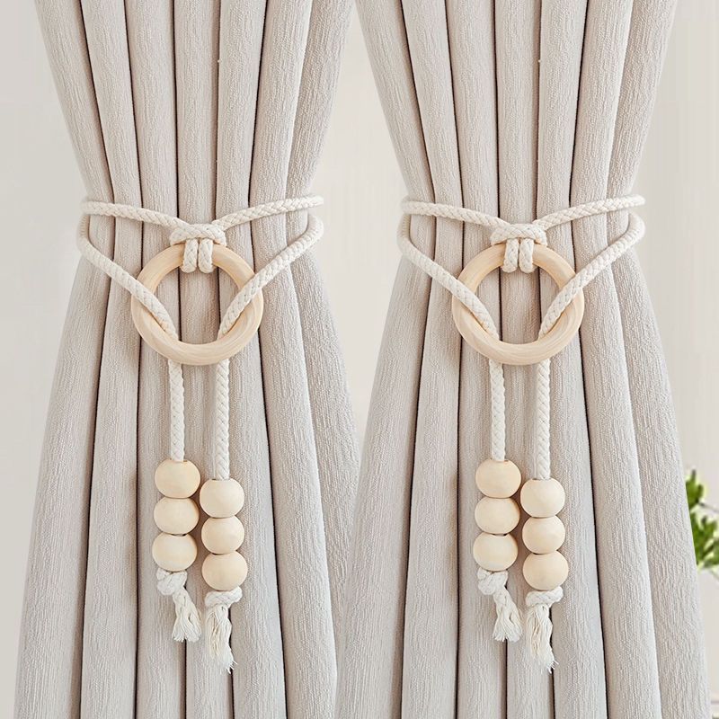 Ánh Sáng Đơn Giản Sang Trọng Rèm Dây Cặp Bộ Dây Dệt Chảy Chắc Chắn Bảo Quản Rèm Khóa Trang Trí Nhà Cửa