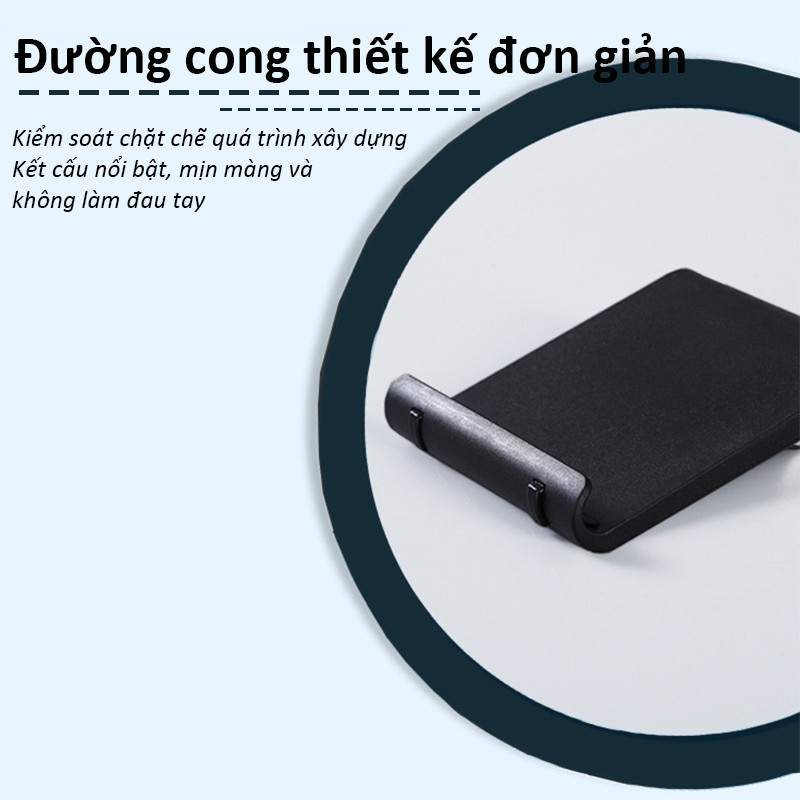 Giá Đỡ Điện Thoại Để Bàn TPE Cao Cấp – Quay 110°, Dùng Cho Ipad Và Điện Thoại, Gấp Gọn Tiện Dụng