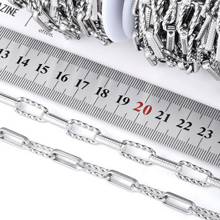 Dây chuyền thép không gỉ đánh bóng, phù hợp DIY và không gây dị ứng