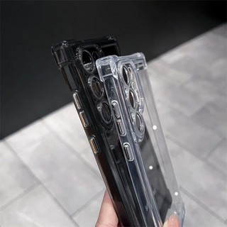 Ốp lưng chống sốc trong suốt sang trọng cho Samsung Galaxy S24 S23 S22 FE Plus S25 Ultra A34 A54 A15 A25 A35 A55 A16 5G Vỏ Acrylic cứng