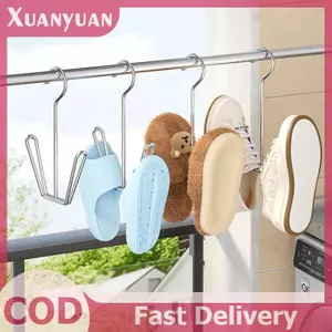 XUAN 1 / 4 Giá phơi giày hình chữ U bằng thép không gỉ, chống gió, khô nhanh, tiết kiệm không gian Móc treo tường để sử dụng ngoài trời & trong nhà VN