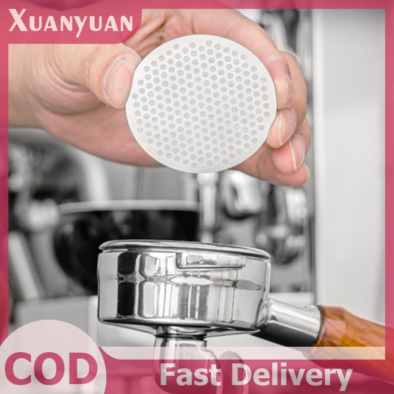 XUAN 1 Mảnh Barista DIY Phụ Kiện Espresso Puck Màn Hình Lọc Cà Phê 51mm 53mm 58,5mm Portafilter Giá Đỡ Có Thể Tái Sử Dụng 0.8mm VN