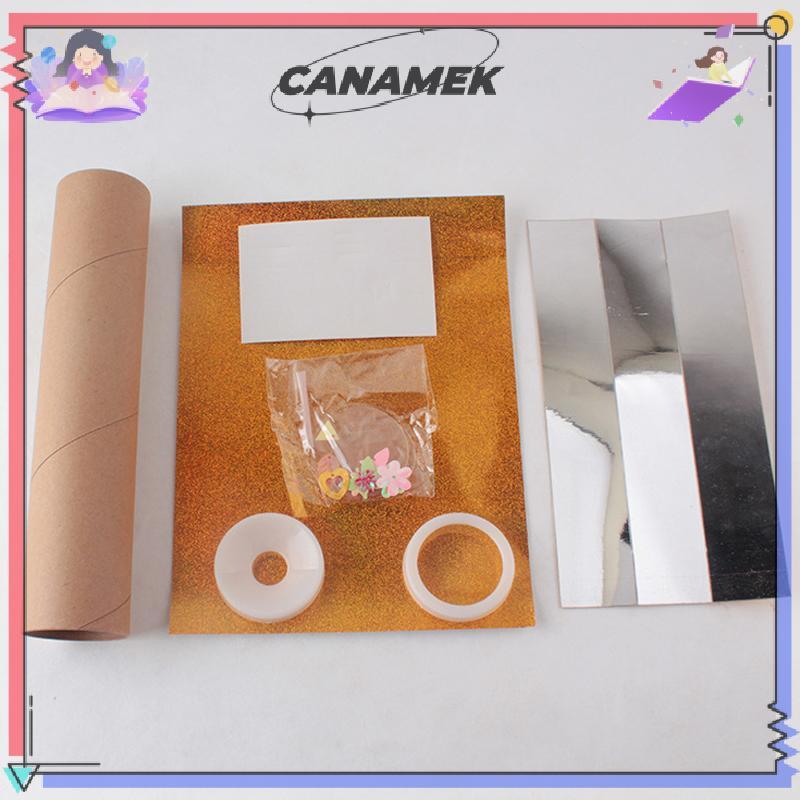CANAMEK DIY Xoay Kính vạn hoa Bộ dụng cụ thí nghiệm khoa học Dụng cụ giảng dạy Mắt Tay Hợp tác Đồ chơi giáo dục cho trẻ em Quà tặng CSF