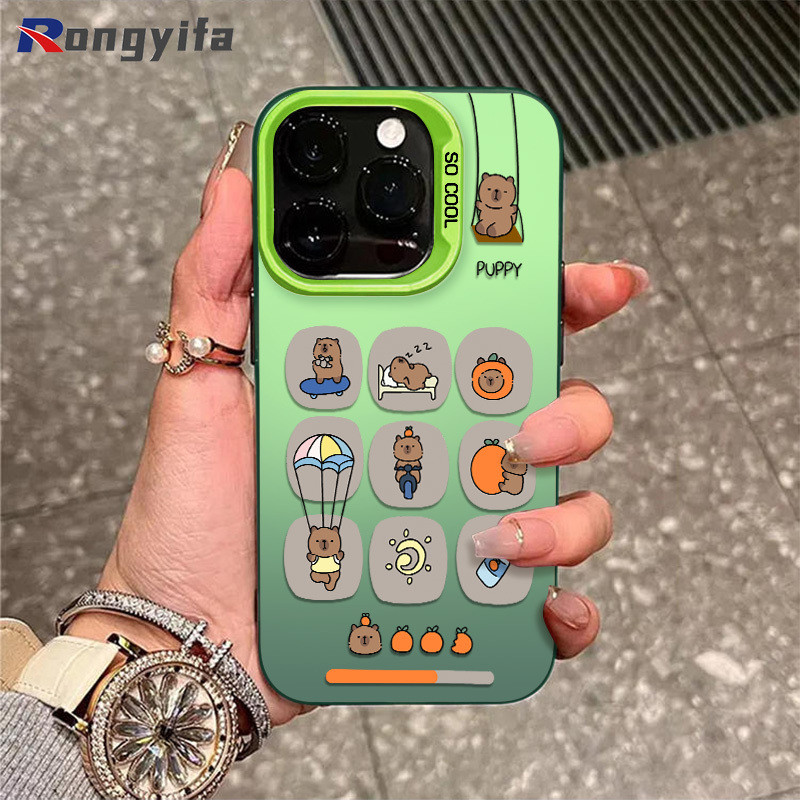 Ốp Điện Thoại Hoạt Hình Capybara Cho Xiaomi 17 Pro Max 15T 15 Ultra 14T 14 Civi 13 Ultra 13T Pro 4G 5G Vỏ Mờ Dễ Thương Ngộ nghĩnh Chống Sốc Ốp Lưng Cứng