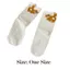 Tất Cotton BORAGETE, Tất Ống Giữa Ba Chiều Thoáng Khí, Trứng Mèo Thoải Mái Hút Mồ Hôi Hoạt Hình Cặp Đôi Tất Nam Nữ