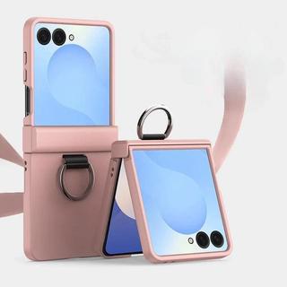 Ốp Điện Thoại Gấp Nhẫn Cho Samsung Galaxy Z Flip 7 6 5 4 3 ZFlip7 FE Bao Gồm Tất Cả Bản Lề Bảo Vệ Chống Sốc