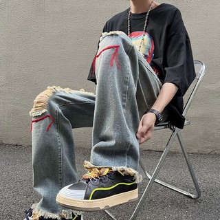 Quần Jean Nam ESEA Phong Cách Hip-Hop Hồng Kông, Mát Mẻ & Sành Điệu Unisex
