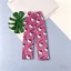 GODD Nữ Dài Pyjama Quần Nữ Flannel Anime Thoải Mái Mèo Con Pyjama Quần Hoạt Hình Lông Tơ Thường Ngày Pyjama Quần