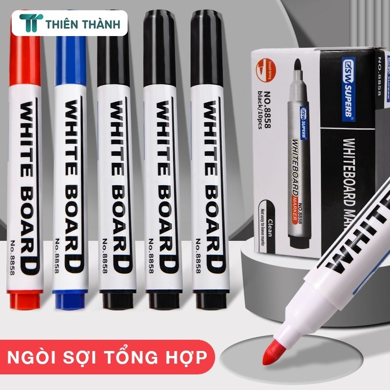 Bút Lông Viết Bảng Trắng Xóa Được -  Bút Dạ Viết Bảng Cao Cấp Đồ Dùng Văn Phòng, Trường Học