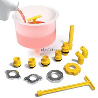 MIS No-Spill Bộ phễu nạp chất lỏng ô tô 15 Dụng cụ cơ khí chuyên nghiệp Bộ chuyển đổi phễu dầu