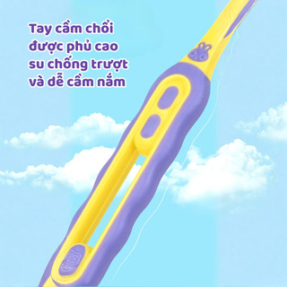 ​​​​​​​Combo 2 Bàn Chải Đánh Răng Trẻ Em 3D Lông Mềm, Bàn Chải Cho Bé Tập Đánh Răng An Toàn Cho Nướu