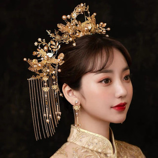 Mũ Cô Dâu Phong Cách Năm 2022 - Thiết Kế Phượng Hoàng Thái Cho Áo Cưới