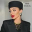 Mũ trùm đầu DUSKGLOW, Mũ Fedoras phẳng cứng, Mũ len thời trang 100% quyến rũ Retro Millinery Berets cho bữa tiệc