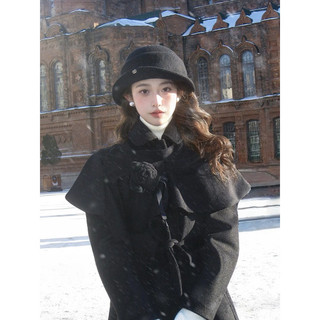 Phụ Nữ Phong Cách Mới Mũ Đen Nữ Thu Đông Anh Pháp Retro Top Hat