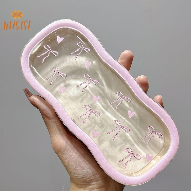 Hộp Đựng Kính Nơ Trong Suốt Thời Trang, Dễ Thương Cho Nữ - Phù Hợp Du Lịch
