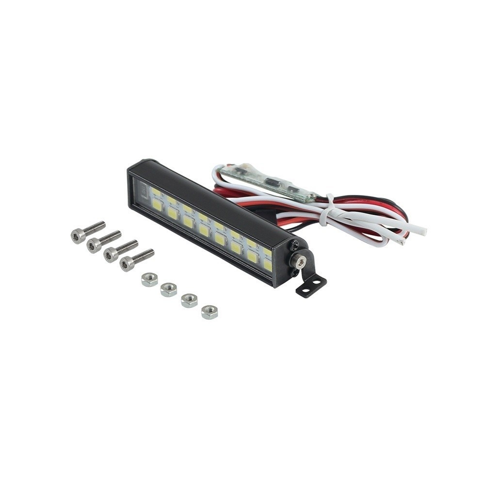 Đèn mái RC SMILE, Thanh đèn LED RC siêu sáng điều khiển CH3, Đèn xe bánh xích RC tỷ lệ 1 / 10 đa kích thước cho phụ kiện RC SCX10 D90 TRX 4