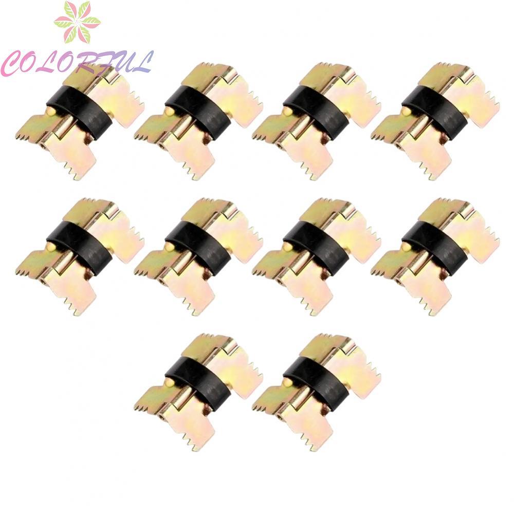 【COLORFUL】10PCS Folding Spring Hinges for DIY Jewelry Boxes Glasses Boxes and Wooden Cases