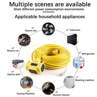 🔥Rẻ  Cuộn Dây Điện Dài 10M,20M,30M Kèm Ổ Cắm, Phích Cắm Đúc Chịu Lực Cao Đa Năng Tiện Lợi Dài 30M, Dây Cấp Nguồn 220V