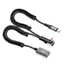 Cáp chia USB C có thể thu vào khuỷu tay 2 trong 1 YOI 66W Sạc tốc độ nhanh
