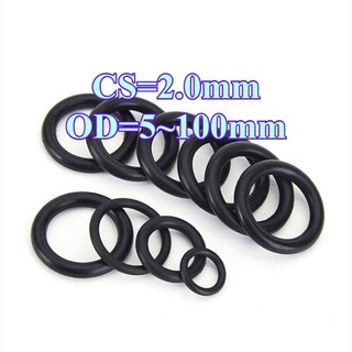 Vòng niêm phong cao su CS2.0mm Vòng chữ O Vòng đệm dầu nitrile OD5-100mm, gioăng đen chống thấm nước và chịu nhiệt độ cao 《 LXY-CB 》