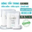 Bông tẩy trang LaMes 201 miếng 100% cotton tự nhiên mềm mịn siêu dai