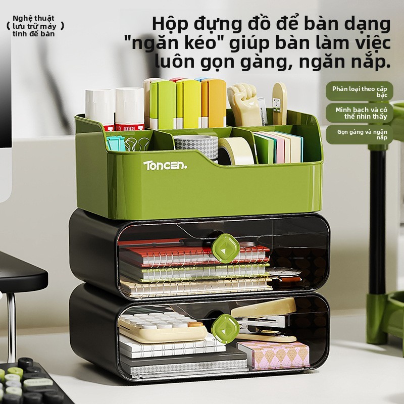 Loại ngăn kéo để bàn Hộp lưu trữ đa chức năng-Mỹ phẩm lưu trữ, Đồ dùng học sinh và đồ dùng văn phòng