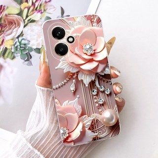 Dành Cho Honor 400 Pro Honor400 Mới Thanh Lịch Hoa Mèo Tranh Vỏ Honor 400 400Pro 5G Silicon Mềm TPU Vỏ Điện Thoại