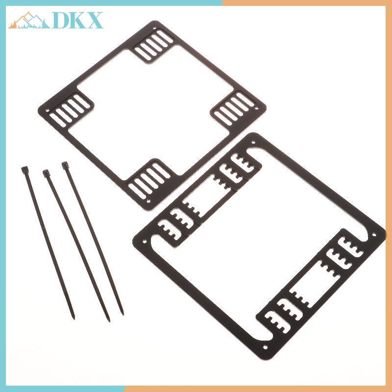 Giá đỡ chuyển đổi quạt DKX 9CM sang 12CM có thể được sử dụng cho hợp kim nhôm nhiệt cố định trục vít Axp100 và 9CM.