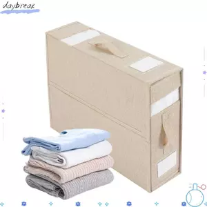 DAYBREAK Bộ đồ giường có thể gập lại, Bộ ga trải giường dung tích lớn có dây kéo, Bộ đồ giường tiện lợi Lưu trữ chăn ga trải giường bằng vải lanh cửa sổ có thể nhìn thấy Nhà tổ chức