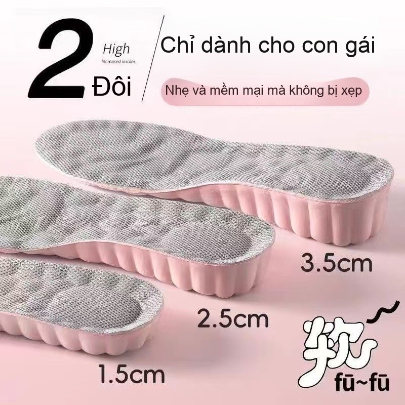 ⚡Đế giày tăng chiều cao / Đế giày thoải mái, thấm mồ hôi và khử mùi / Đế giày thể thao vô hình hấp thụ sốc/giày thể thao nữ độn đế/lót giày tăng chiều cao
