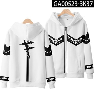 PS2 Kamen Rider W Joker anime Dây Kéo Áo Khoác Áo Unisex Top SP2