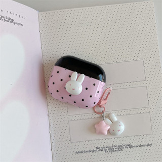 Miffy cho AirPods 1 / 2 3 Pro Pro2 pro3 Airpod4 Bộ tai nghe Vỏ bảo vệ Bluetooth không dây Vỏ bảo vệ tai nghe dòng AirPods