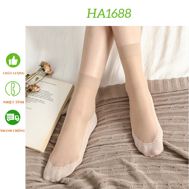 Combo 10 đôi Tất Da chân,Tất Da có đế lót chống trơn,chống trượt, chống hôi chân nữ hàng đẹp