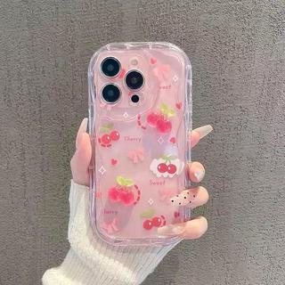 Ốp Lưng Dây Xích Thỏ Anh Đào 3D Cho Vivo Y400 Y200 Y300 Y100 Y31 Y21D Y39 Y19 Y29T Y22 Y22S Y27 Y19E Y29S Y29 Y52 Y53S Y51S Y17 Y12 Y15 Y16 Y02S 4G Y11 Vỏ Điện Thoại