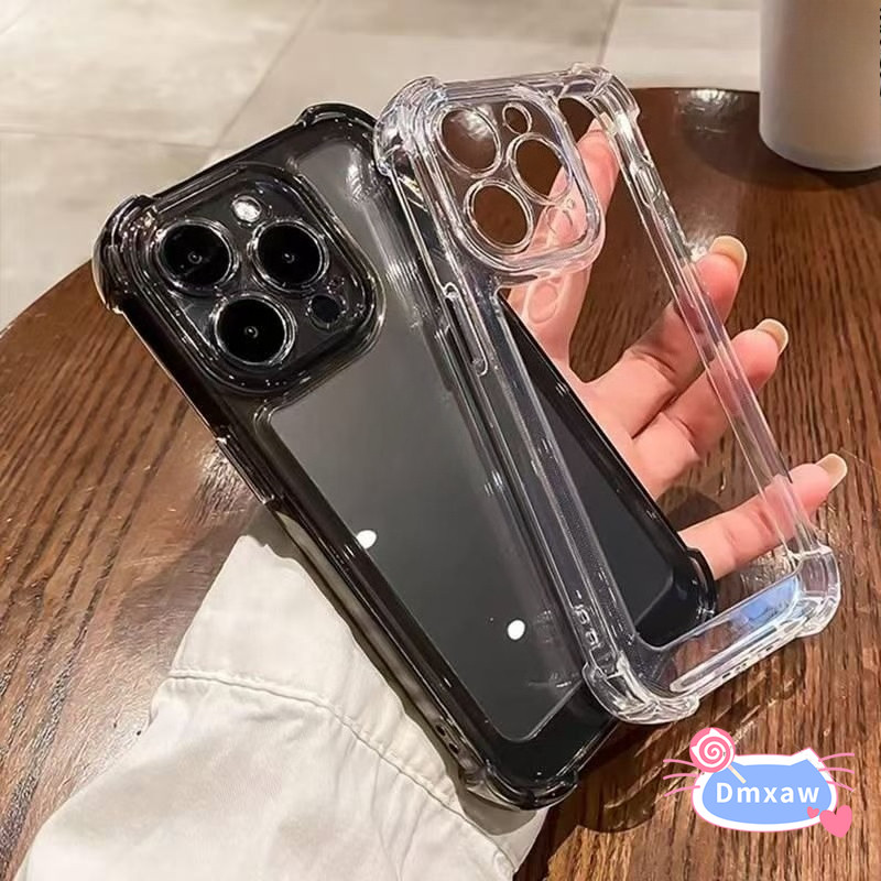 Ốp Điện Thoại Trong Suốt Cho Xiaomi 15 14T 14 13 12 12S 12X Mi 11 10T 10 10S Lite Ultra Civi 5 4 Pro 3 2 Mix 4 5G 4G Vỏ Sang Trọng Chống Sốc Trong Suốt Ốp Lưng Mềm
