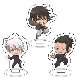 Mô Hình Acrylic Jujutsu Kaisen Gojo Satoru Fushiguro Toji Getou Suguru Trang Trí Bàn, Quà Tặng Anime