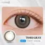 Kính áp tròng khoá ẩm 1 Ngày Màu Xám Tro Ánh Bạc CARASE, Lens cận TORI GRAY