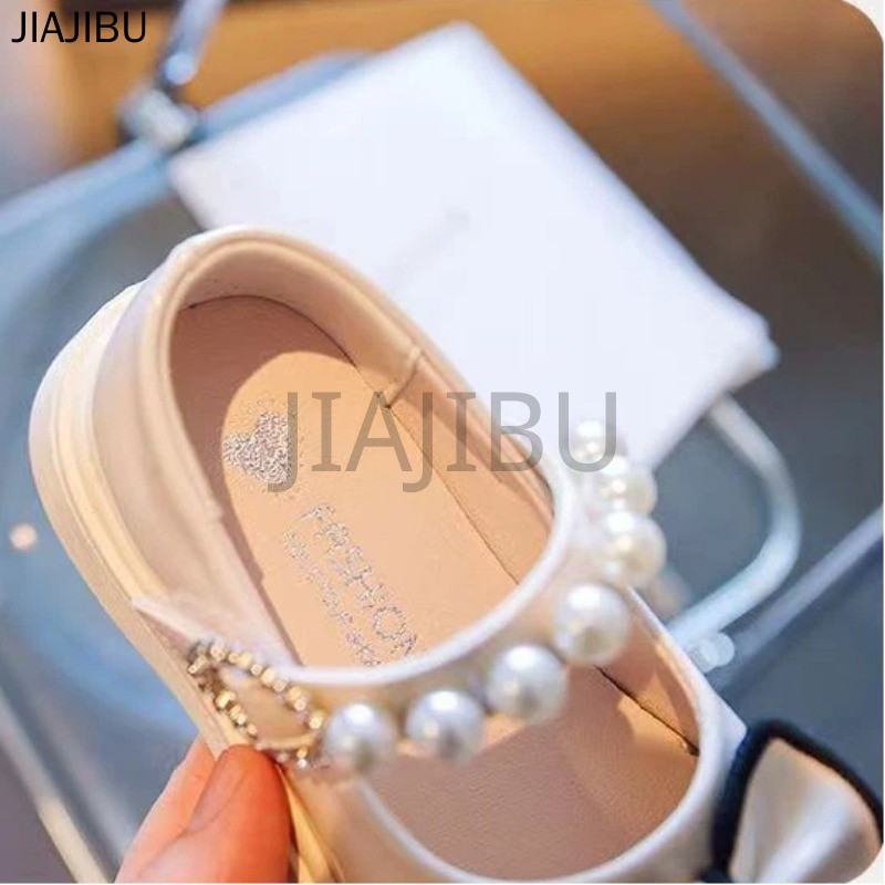Giày Da Đế Mềm Lolita Mũi Tròn Chống Trượt Kiểu Dáng Công Chúa Dễ Thương Dành Cho Bé Gái Giày Bệt Cosplay Thường Ngày Màu Trắng Ngà/đỏ Tía/đen Phong Cách Anh Korean Fashion Kids Platform Mary Jane Doll Shoes Giày Chống Va Chạm Cho Bé Phong Cách Nhật Bản