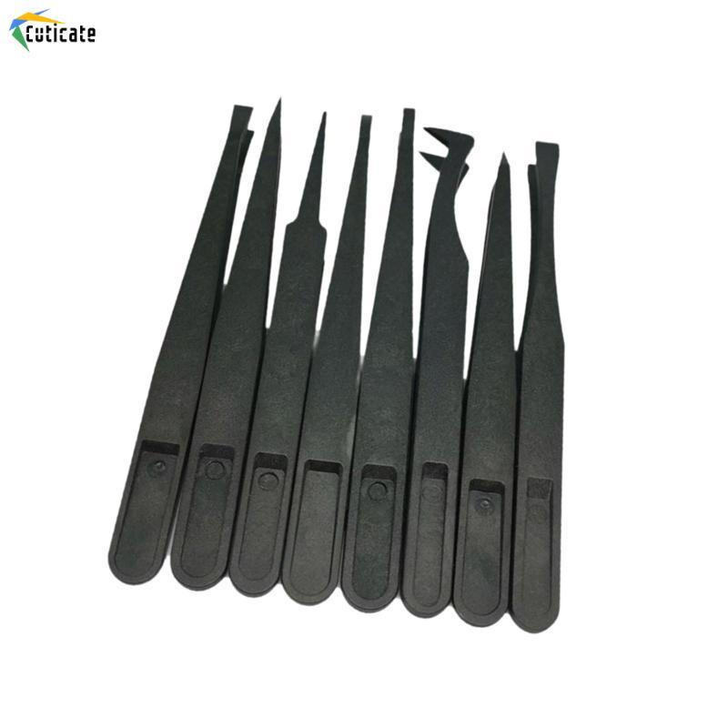 Bộ Nhíp Chính Xác 8 Mảnh, Chống Tĩnh Điện, Di Động, Tiện Dụng, Đa Năng, Cho Hàng Thủ Công, Làm Đồ Trang Sức Và Phòng Thí Nghiệm Làm Việc