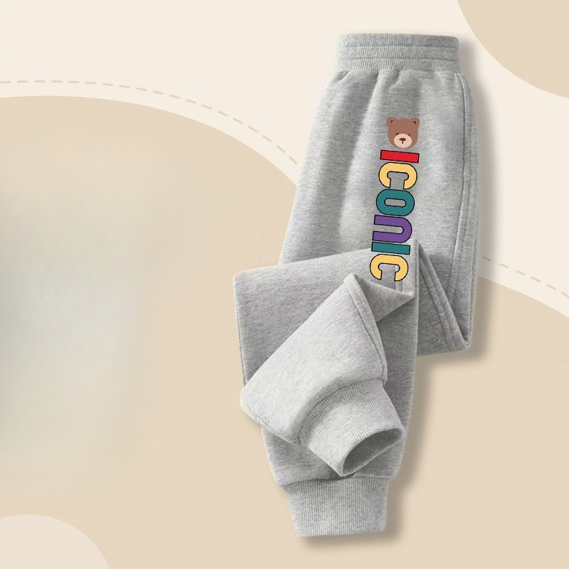 Trẻ Em Hoạt Hình Dễ Thương Quần Mồ Hôi Trẻ Em Quần Jogger Mềm Mại Thoải Mái Quần Dài Hàng Ngày Giờ Chơi Trang Phục